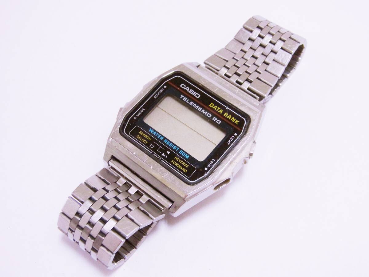 C-40 CASIO カシオ データバンク DATA BANK TELEMEMO 20 502 DB-210W ジャンクの画像2