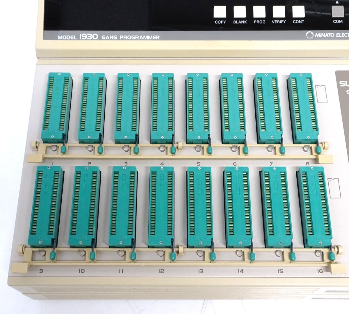 MINATO ELECTRONICS MODEL 1930 GANG PROGRAMMER ギャングプログラマ（アダプターSU-3000LX）【中古/現状品】#400279の画像2