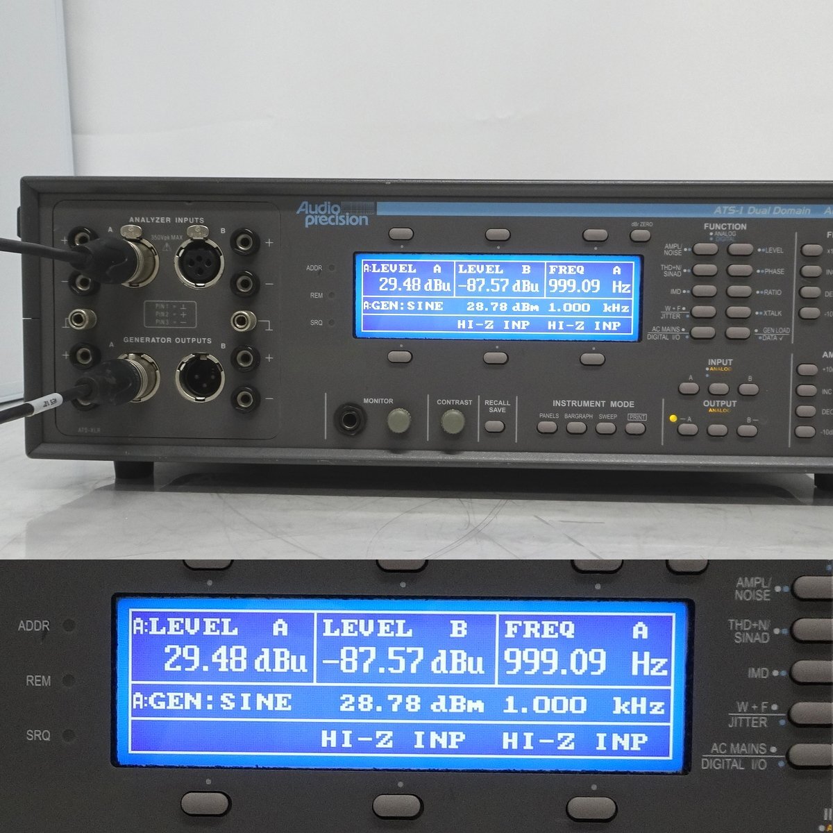 オーディオプレシジョン/Audio Precision ATS-1 Dual Domain Audio Test System オーディオテストシステム【中古/未校正/現状品】#400496の画像8