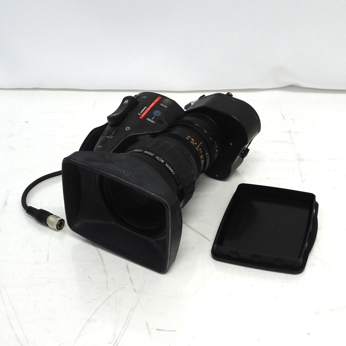 Canon J17e×7.7B4 WRSE SX12 2/3型17倍SDズームレンズ（前後レンズに小カビ）【中古/ジャンク】#401813の画像1