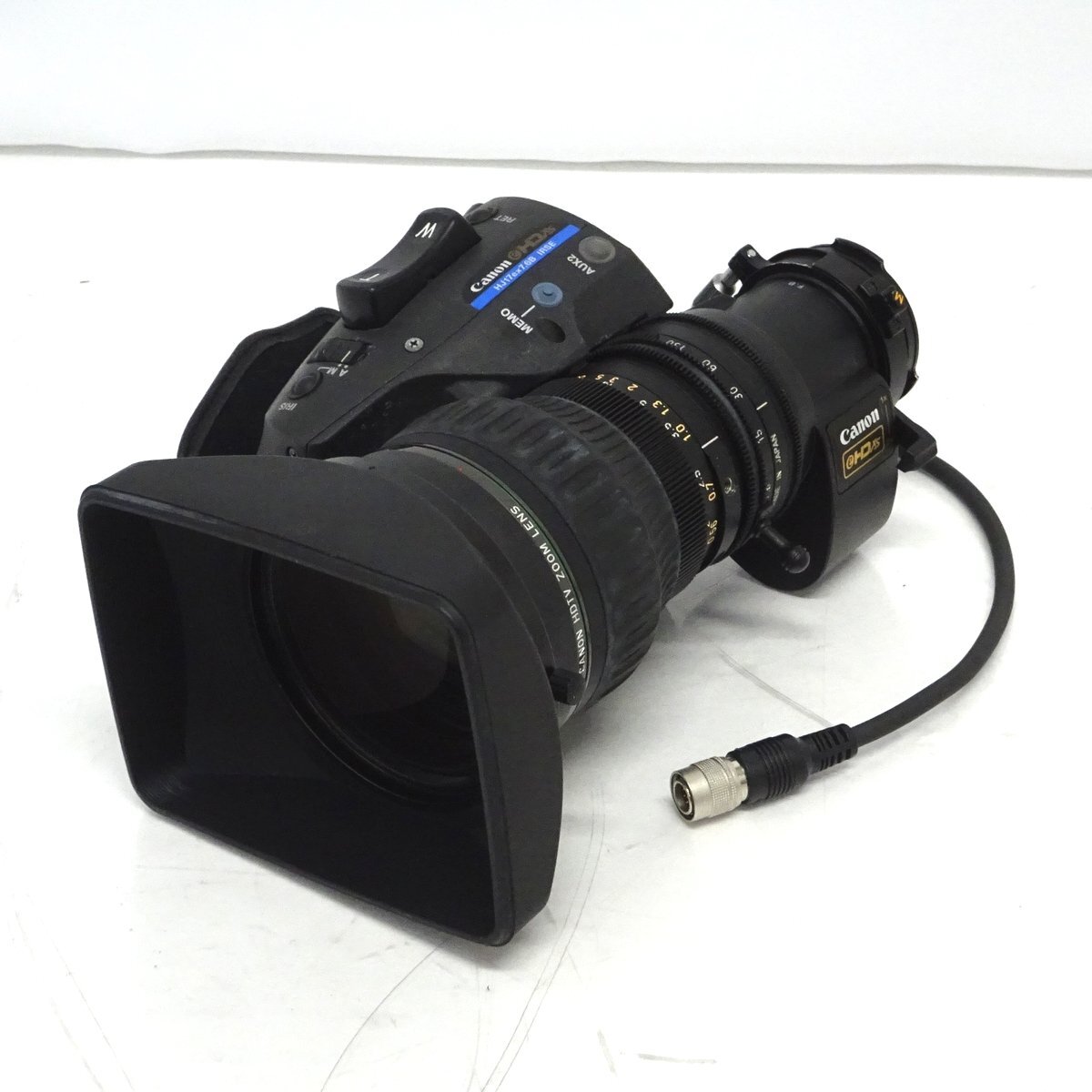 Canon HJ17e×7.6B4 IRSE SX12 2/3型17倍HDズームレンズ（内部にカビあり）【中古/ジャンク】#400518の画像1