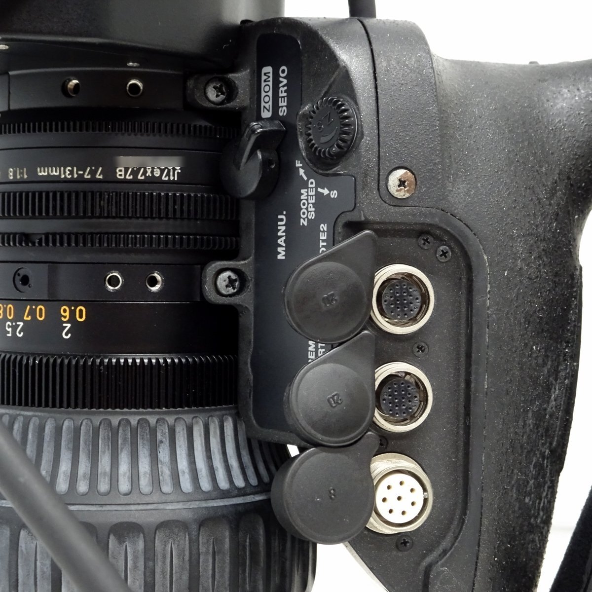 Canon J17e×7.7B4 WRSE SX12 2/3型17倍SDズームレンズ（前後レンズに小カビ）【中古/ジャンク】#401813の画像6