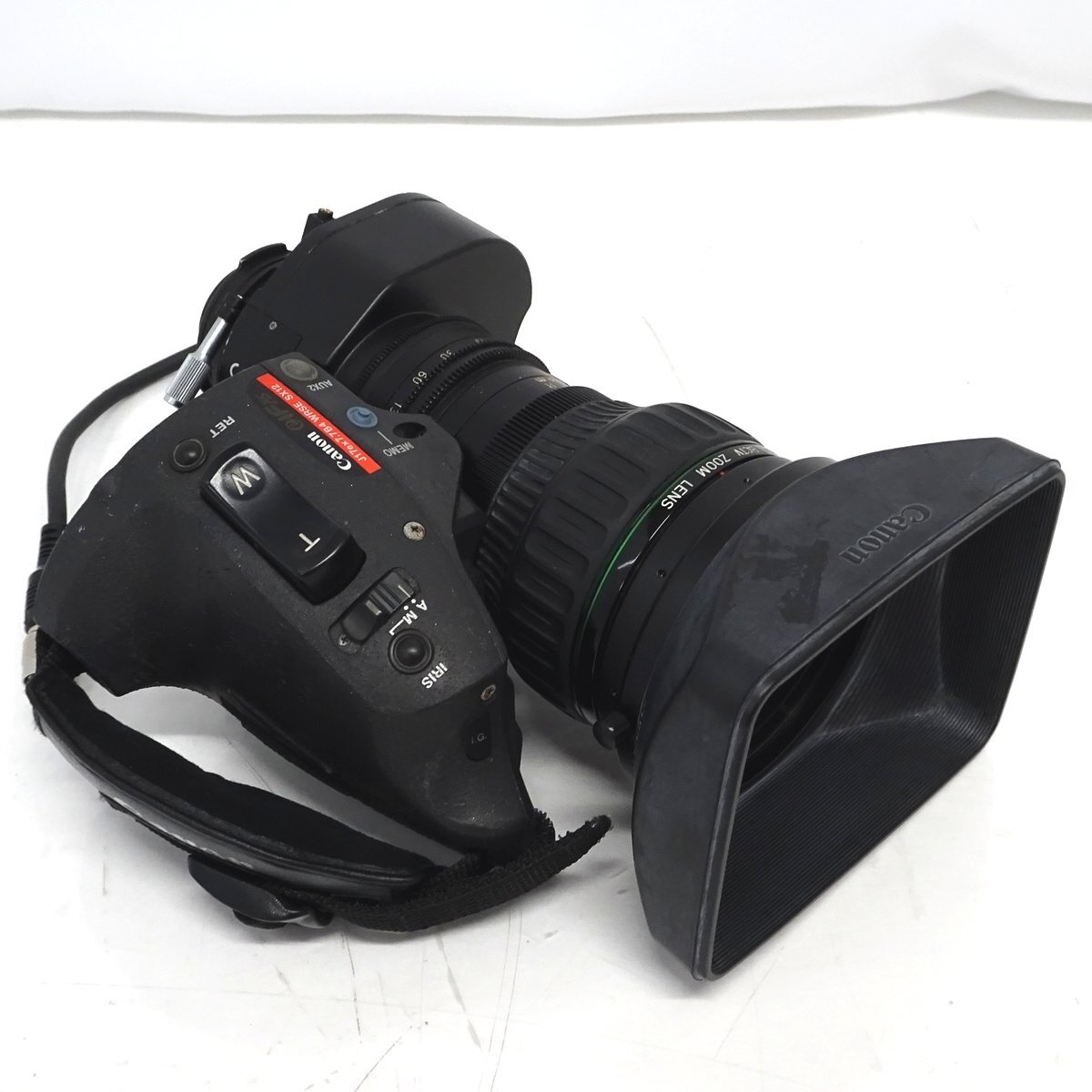 Canon J17e×7.7B4 WRSE SX12 2/3型17倍SDズームレンズ（前後レンズに小カビ）【中古/ジャンク】#401813の画像3