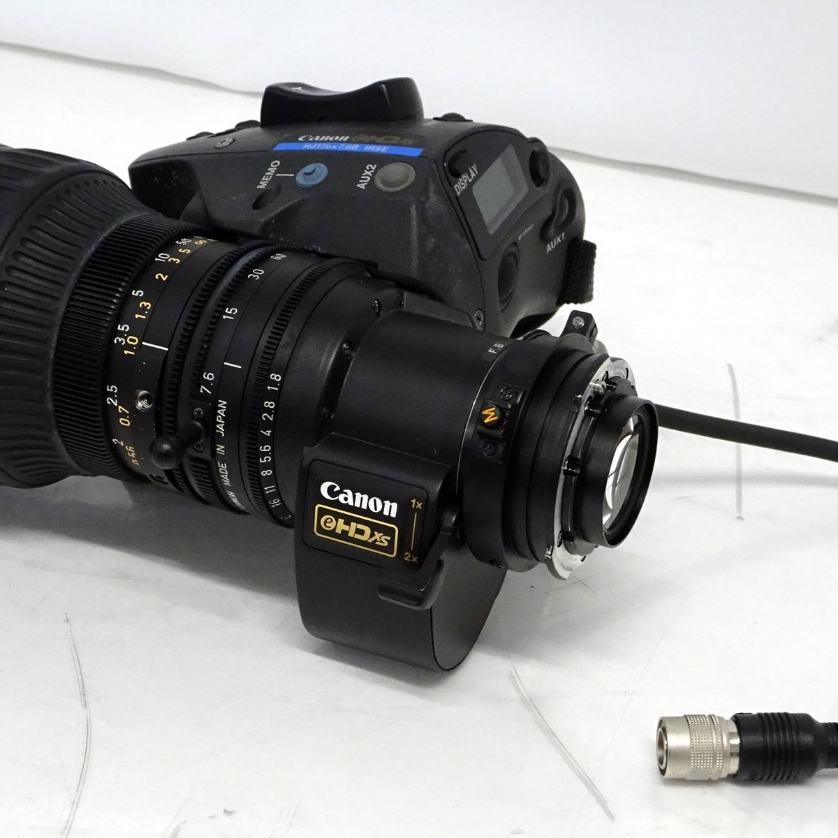 Canon HJ17e×7.6B4 IRSE SX12 2/3型17倍HDズームレンズ（内部にカビあり）【中古/ジャンク】#400518の画像6