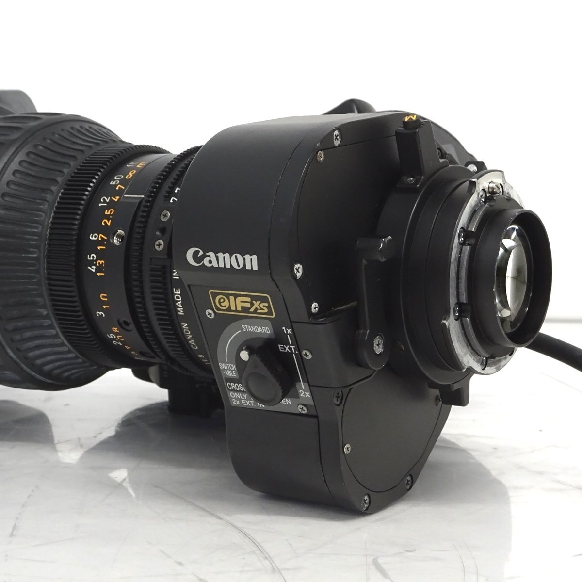 Canon J17e×7.7B4 WRSE SX12 2/3型17倍SDズームレンズ（前後レンズに小カビ）【中古/ジャンク】#401813の画像5