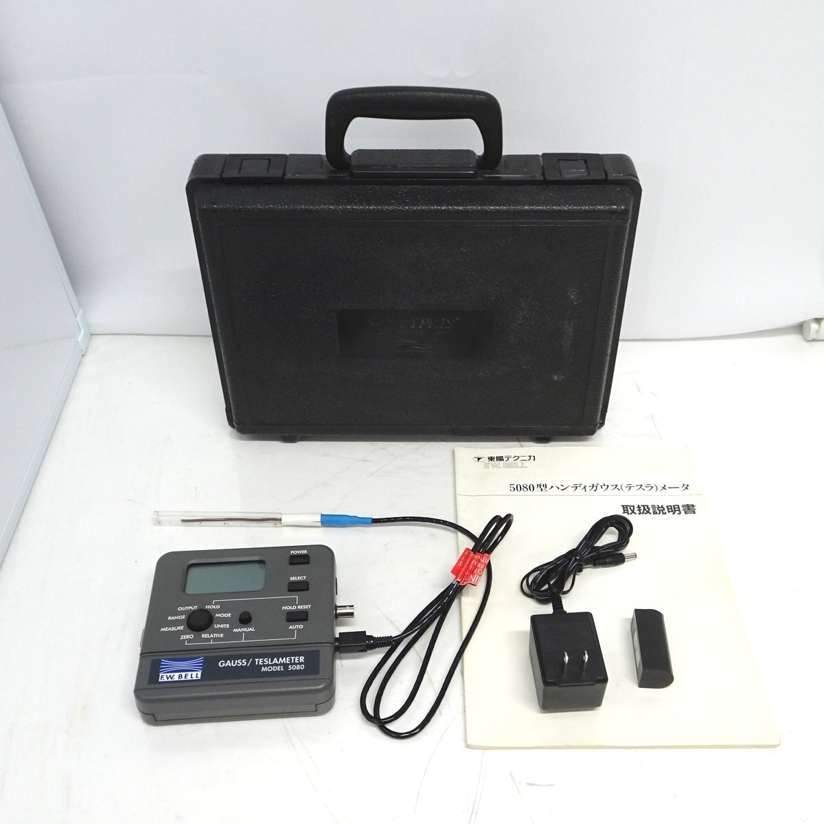 Yahoo!オークション - F.W.BELL MODEL 5080 GAUSS/TESLAMETER Yahoo!オークション - F.W.BELL MODEL 5080 GAUSS/TESLAMETER