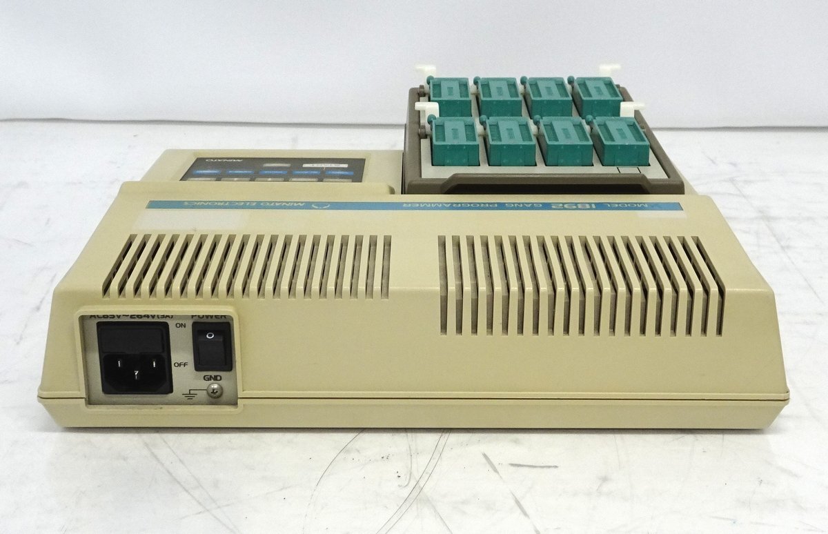 MINATO ELECTRONICS MODEL 1892 GANG PROGRAMMER ギャングプログラマ（アダプター 9132A）【中古/現状品】#400283_画像5