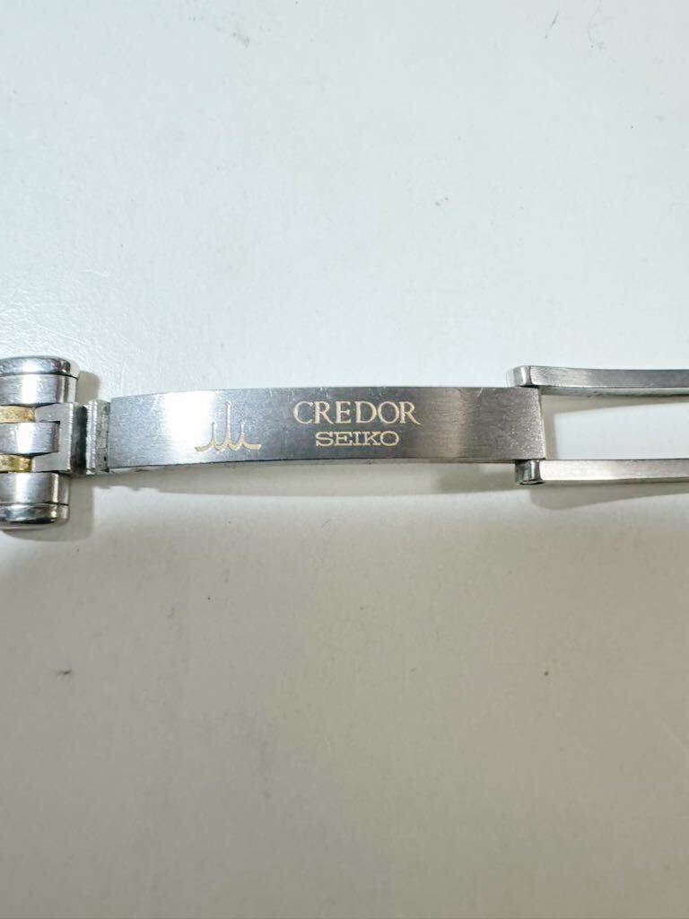 SEIKO セイコー CREDOR クレドール 4J81-5A10 18KT K18 ベゼル レディース腕時計 ブランド腕時計 不動_画像8