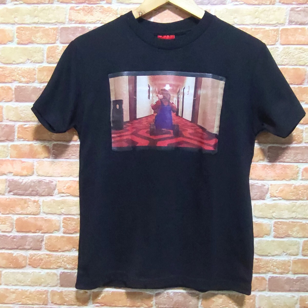 【新品】シャイニング 映画 レトロ Tシャツ S ブラック 黒 男の子 クルマの画像2