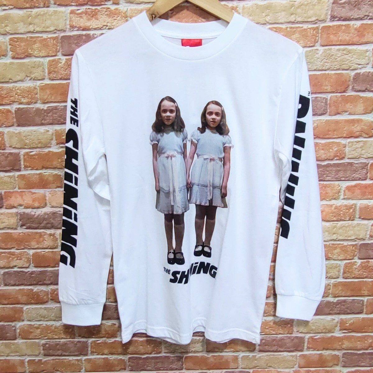 【新品】シャイニング 双子 Tシャツ ロンT S ホワイト 女の子_画像2