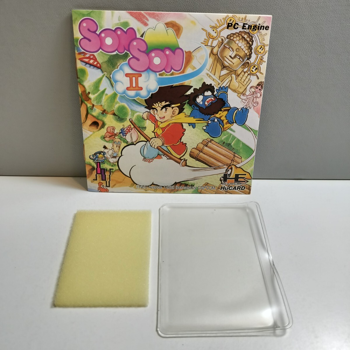 PC Engine PCエンジン ピーシーエンジン HuCARD Huカード ソンソンⅡ SONSONⅡ NECの画像8