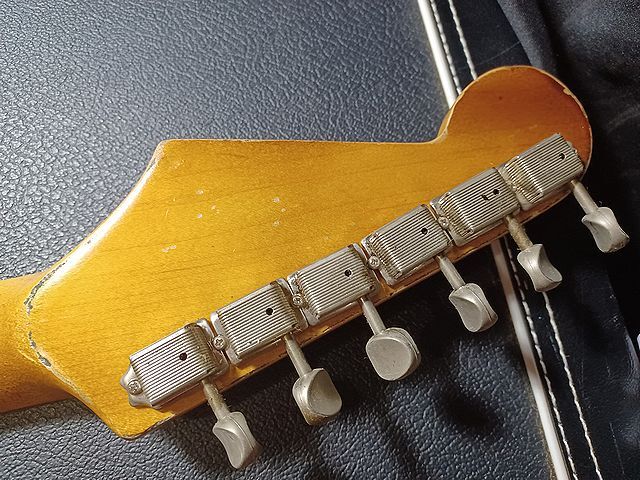 ★ CustomElectronicsModify Heavy Relic Vintage3Tone Sunburst Stratocaster CustomElectronicsModify Fender Puer Vintage 59PickUps_画像9