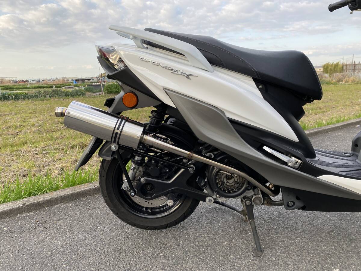 ガレージ バル製 4 5型シグナスX レース用マフラー タイプ3 消音 ガレージ バル製 4 5型シグナスX レース用マフラー タイプ3 消音