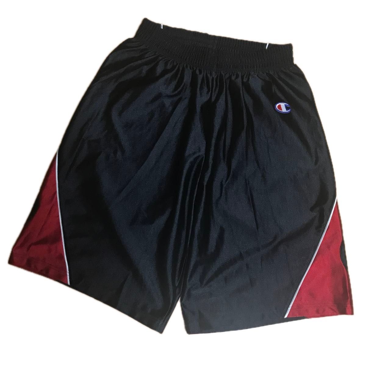 チャンピオン/Champion バスパン Lサイズ 黒/赤 ハーフパンツ チャンピオン/Champion バスパン Lサイズ 黒/赤 ハーフパンツ