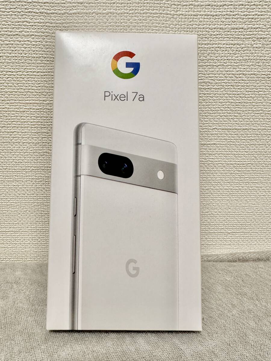 [新品・未使用] Pixel 7a 白 6.1インチ メモリー8GB ストレージ128GB UQモバイル SIMロック無しの画像1