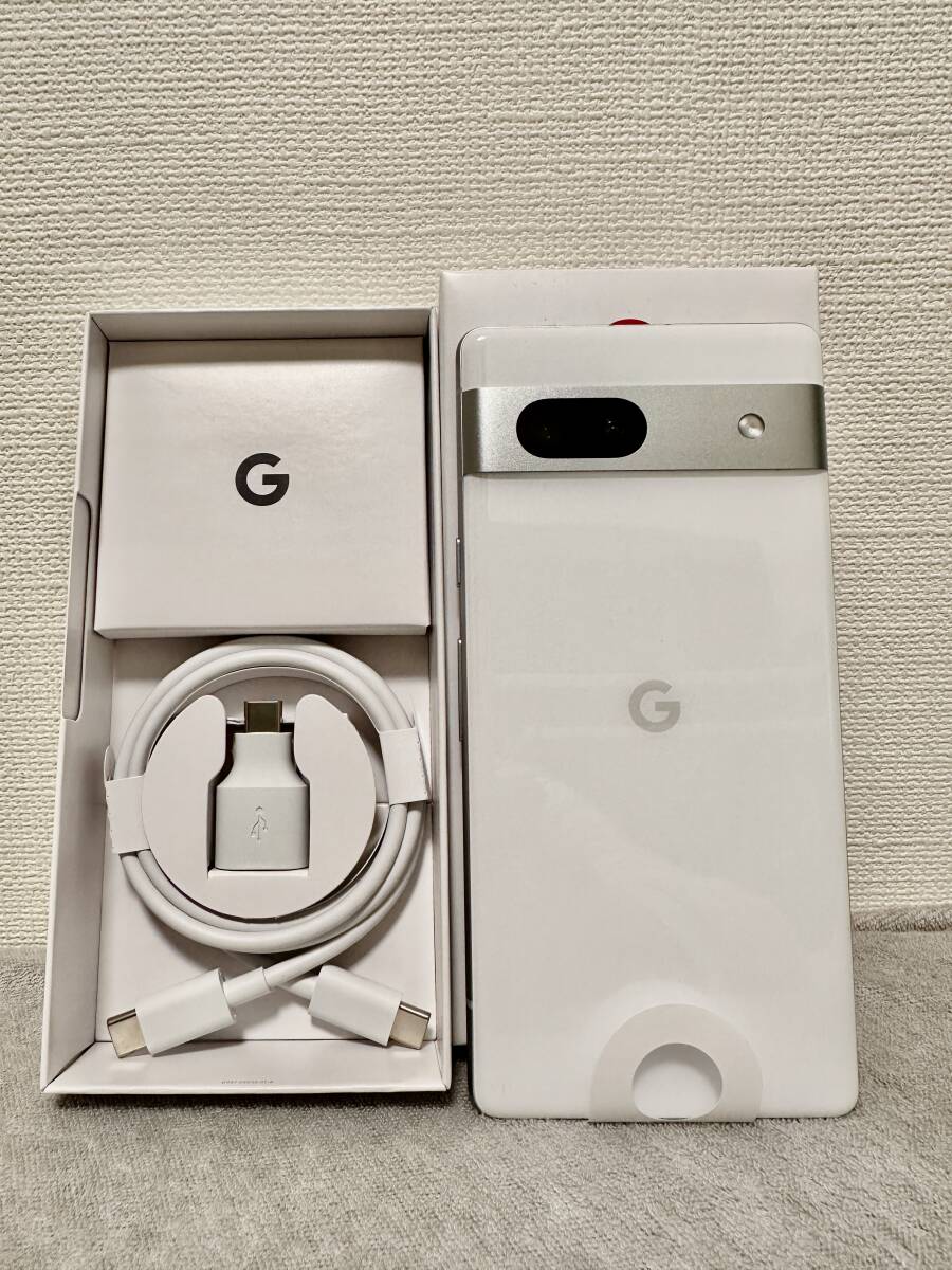 [新品・未使用] Pixel 7a 白 6.1インチ メモリー8GB ストレージ128GB UQモバイル SIMロック無しの画像2