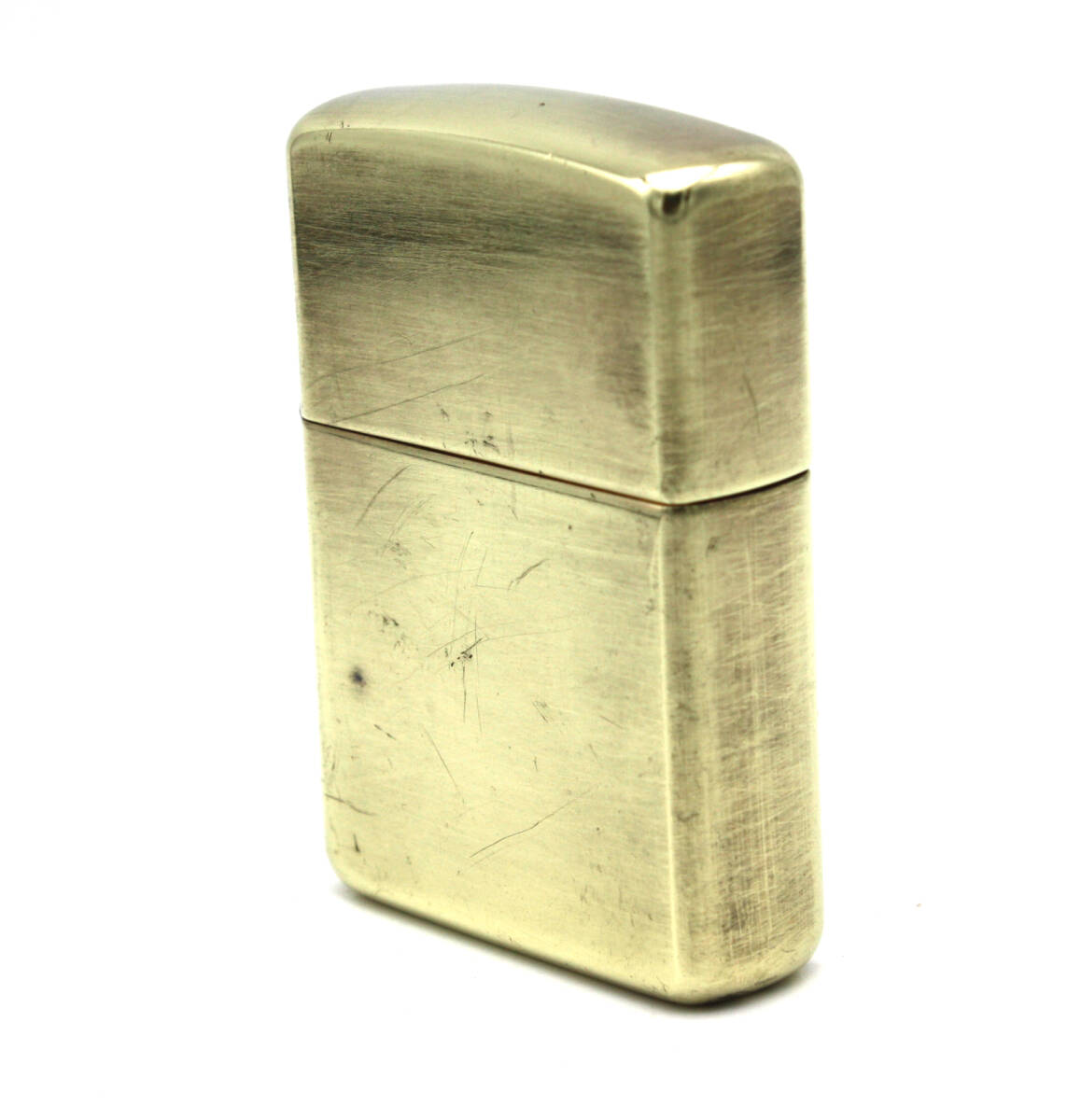 ZIPPO ジッポ ARMOUR アーマーケース ゴールド オイルライター 2002年製の画像2