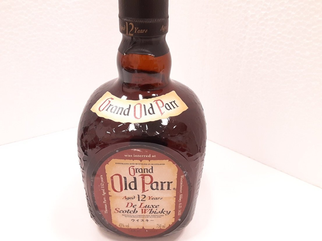 ★【古酒】オールドパー OldParr 12Year 12年 スコッチウイスキー 750ml/43%【未開封】｛sk2365｝_画像2