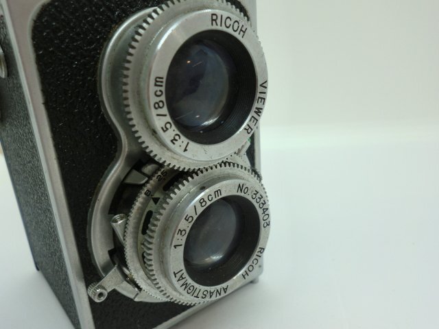 ★リコー RICO RICOFLEX MODEL Ⅶ 二眼レフフィルムカメラ F:3.5/８cm 動作未確認 ジャンク【中古】 dgs3778の画像2