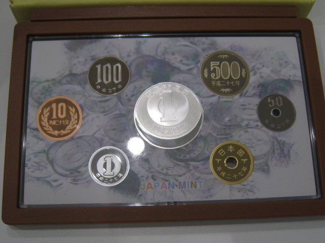 ★日本硬貨 2005年 2015年 1円アルミ貨幣誕生50周年 60周年 プルーフセット 造幣局製 銀メダル 貨幣セット 記念硬貨 合計2セット｛Y05929｝の画像9