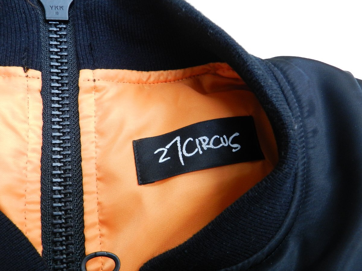 Yahoo!オークション - 27CIRCUS MA-1ジャケット サイズL ANX-055 Yahoo!オークション - 27CIRCUS MA-1ジャケット サイズL ANX-055