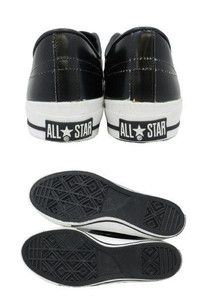 【美品】コンバース ワンスターJ パイソン 8.5/27.0cm ブラック CONVERSE ONE STAR J 展示品[C154U014]の画像3