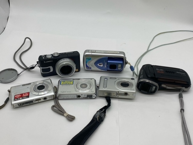  Sony / Panasonic / Casio / Nikon compact digital camera digital camera Movie camera together Junk 