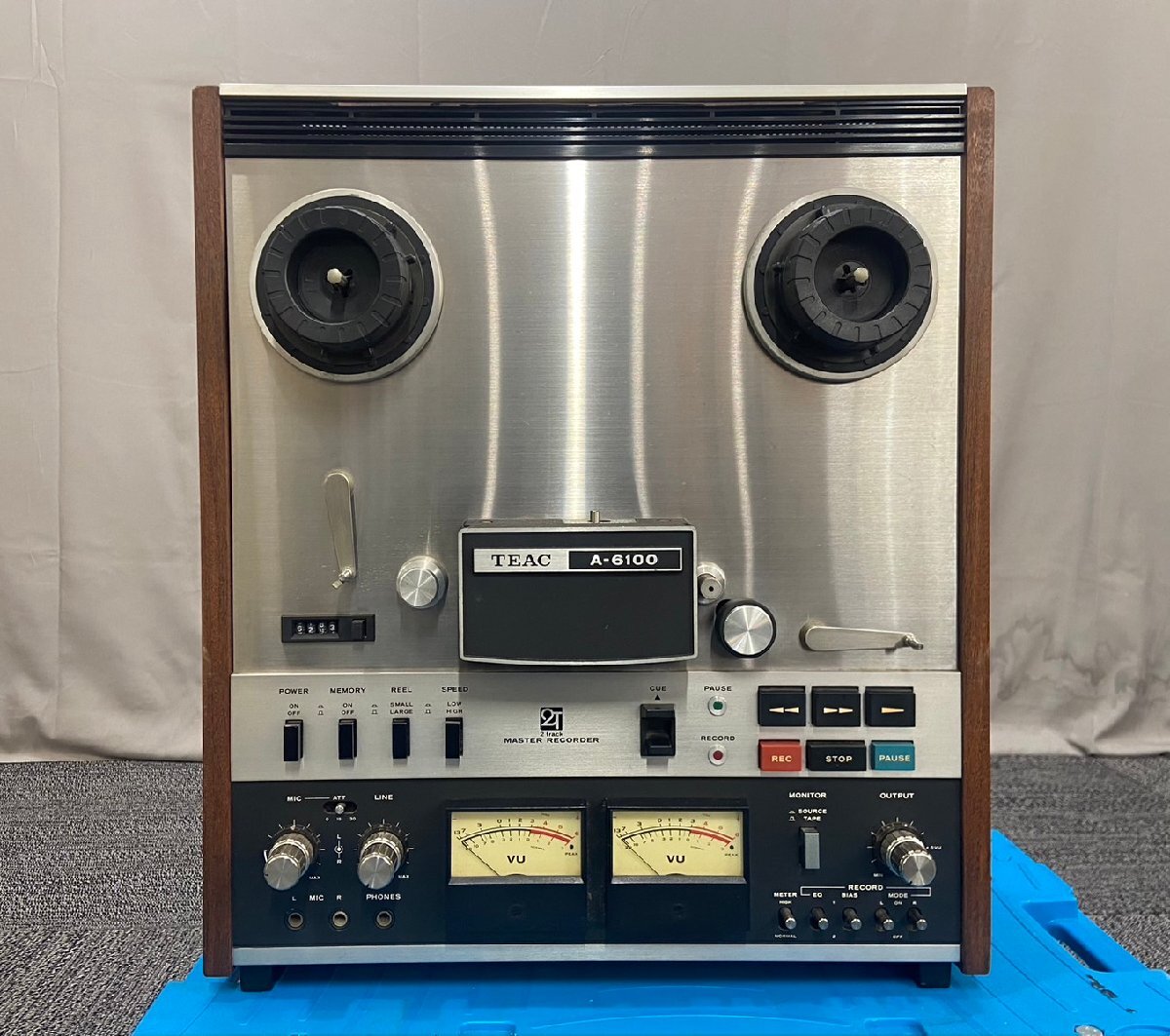 △805 現状品 オーディオ機器 オープンリールデッキ TEAC A-6100 ティアックの画像3