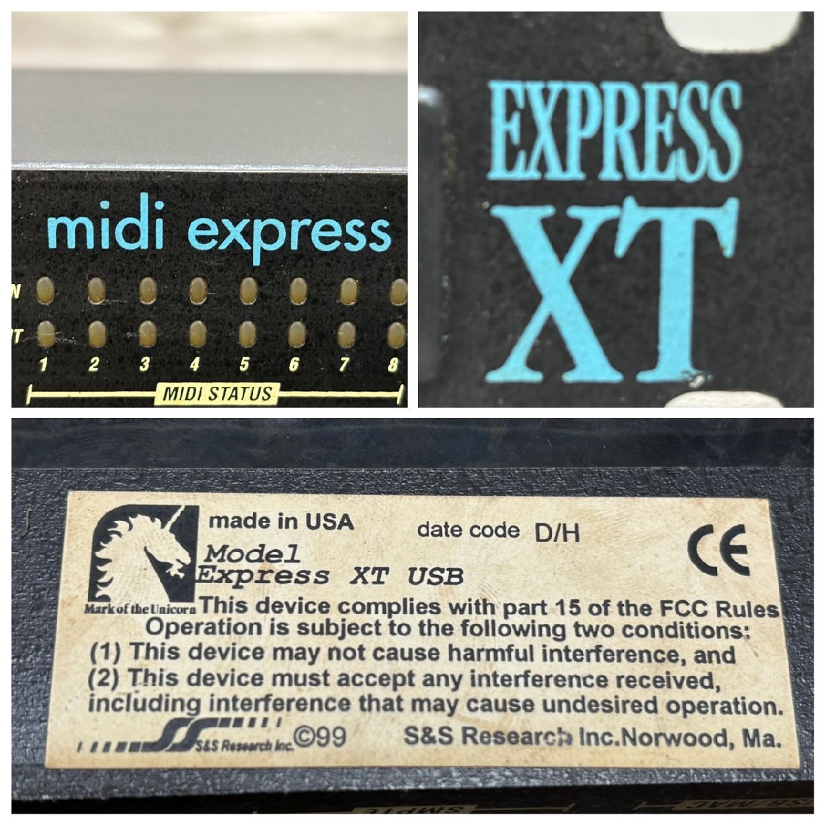 ^8419 present condition goods tools and materials MIDI interface MOTU MIDI Express XTmotsu[ origin box attaching ]
