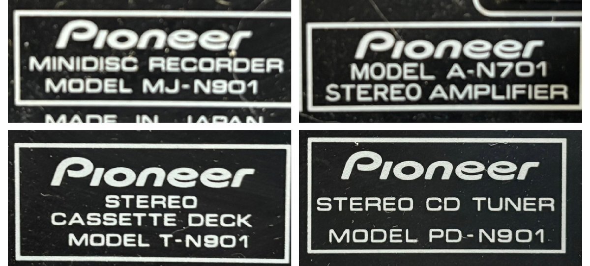 △655 現状品 オーディオ機器 システムコンポ PIONEER PD-N901 T-N901 A-N901 MJ-N901 パイオニアの画像8