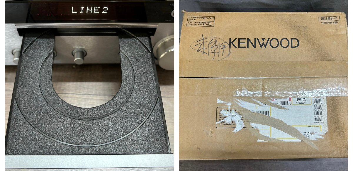 △774 ジャンク品 オーディオ機器 CDチューナーアンプ KENWOOD A-K805 2016年製 ケンウッド 元箱付きの画像6