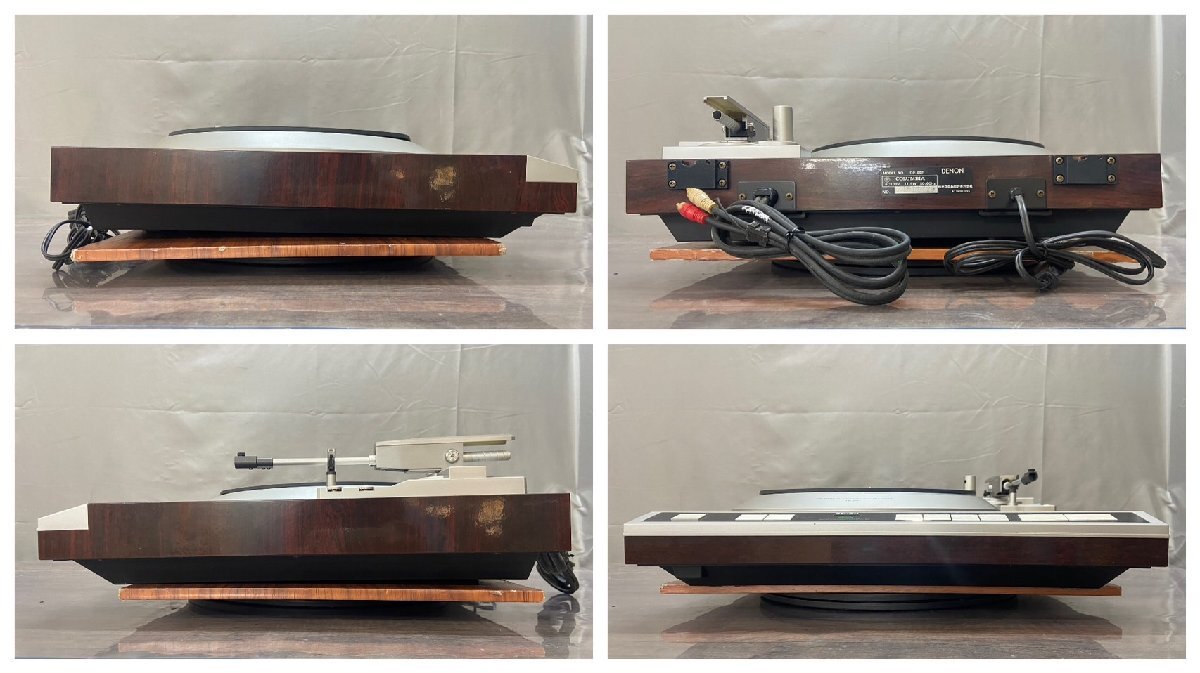 △613 中古品 オーディオ機器 ターンテーブル DENON DP-65F デノン 元箱付きの画像3
