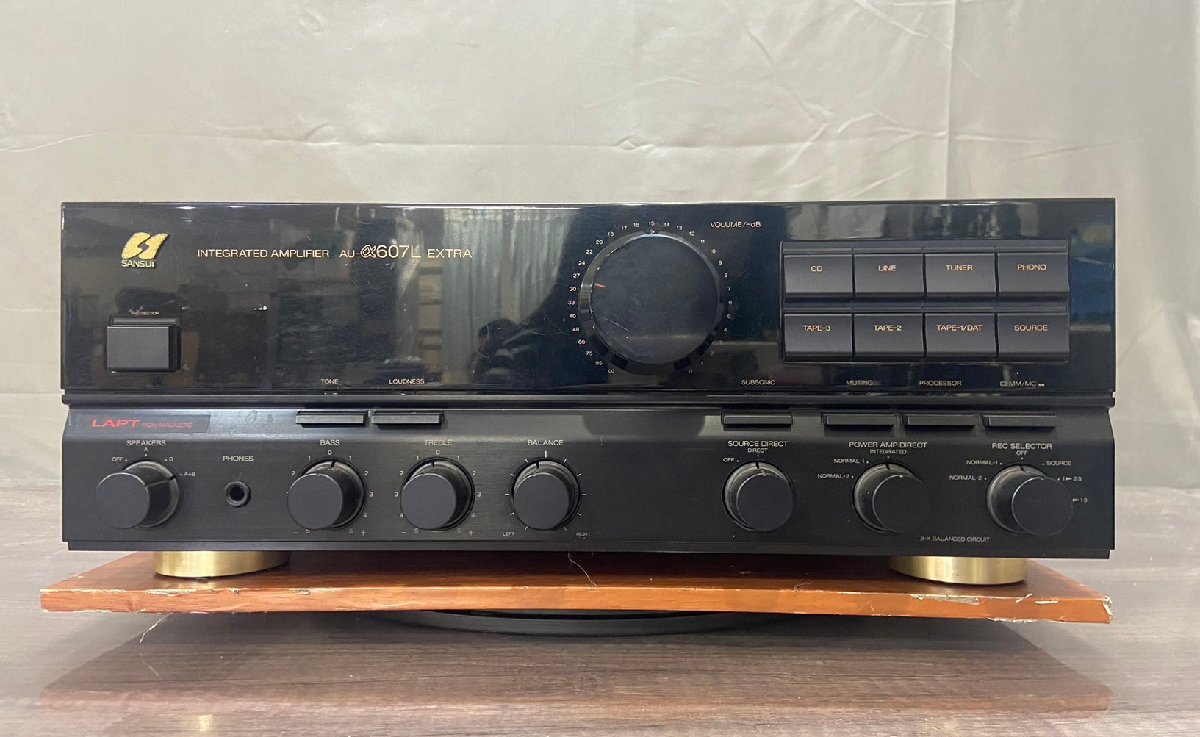 △708 現状品 オーディオ機器 プリメインアンプ SANSUI AU-α607L サンスイの画像2