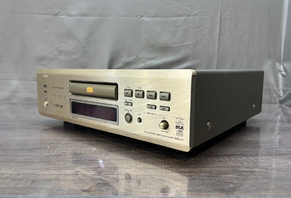 △923　現状品　映像機器　DVD/CDプレーヤー　DENON DVD-A11　デノン　本体のみ_画像1