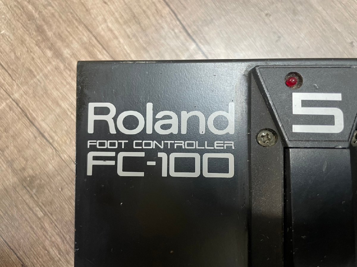 △8566　ジャンク品　器材　フットコントローラー　Roland FC-100　ローランド【本体のみ】_画像6