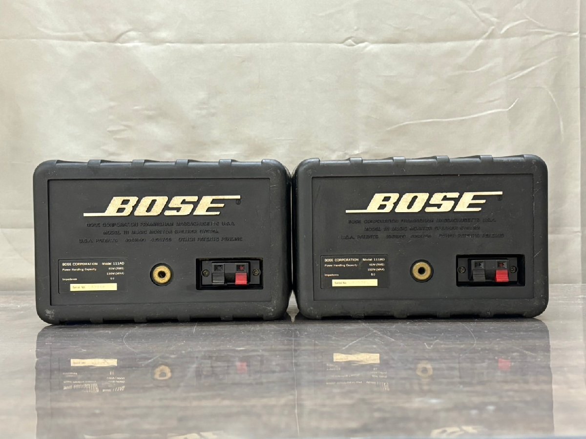 △642　中古品　オーディオ機器　スピーカー　ペア　BOSE　111AD　ボーズ_画像6