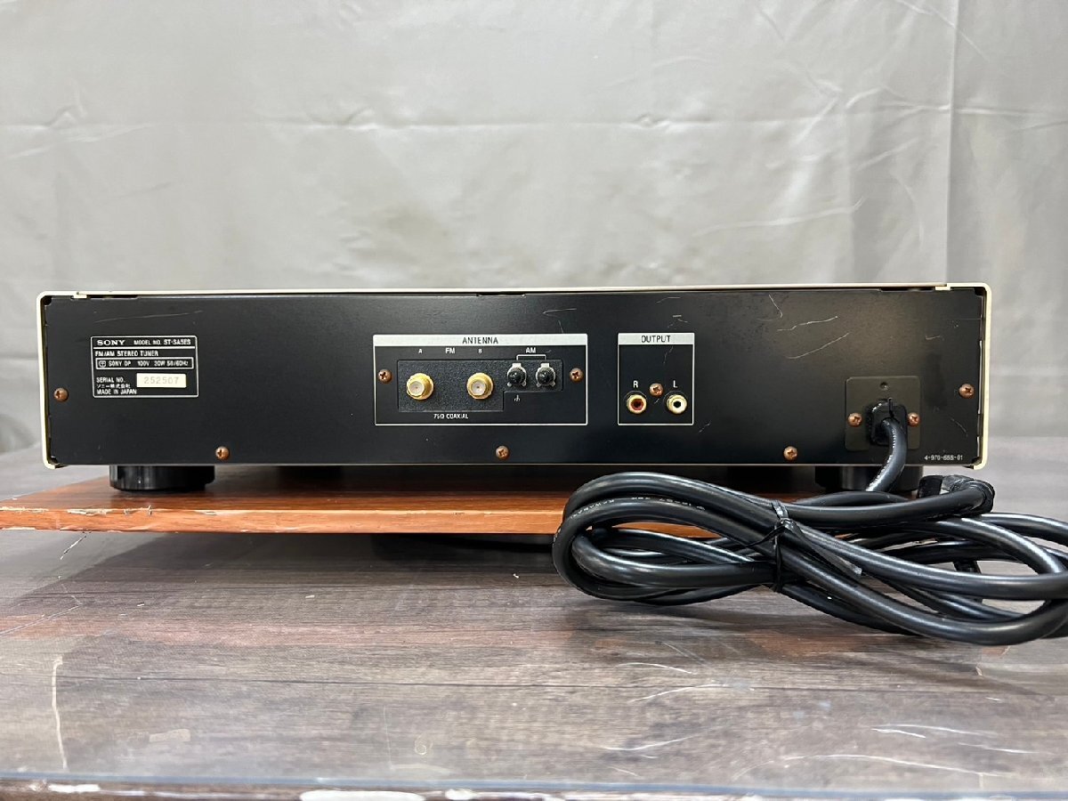 △689 現状品 オーディオ機器 FM/AMステレオチューナー SONY  ST-SA5ES ソニーの画像7