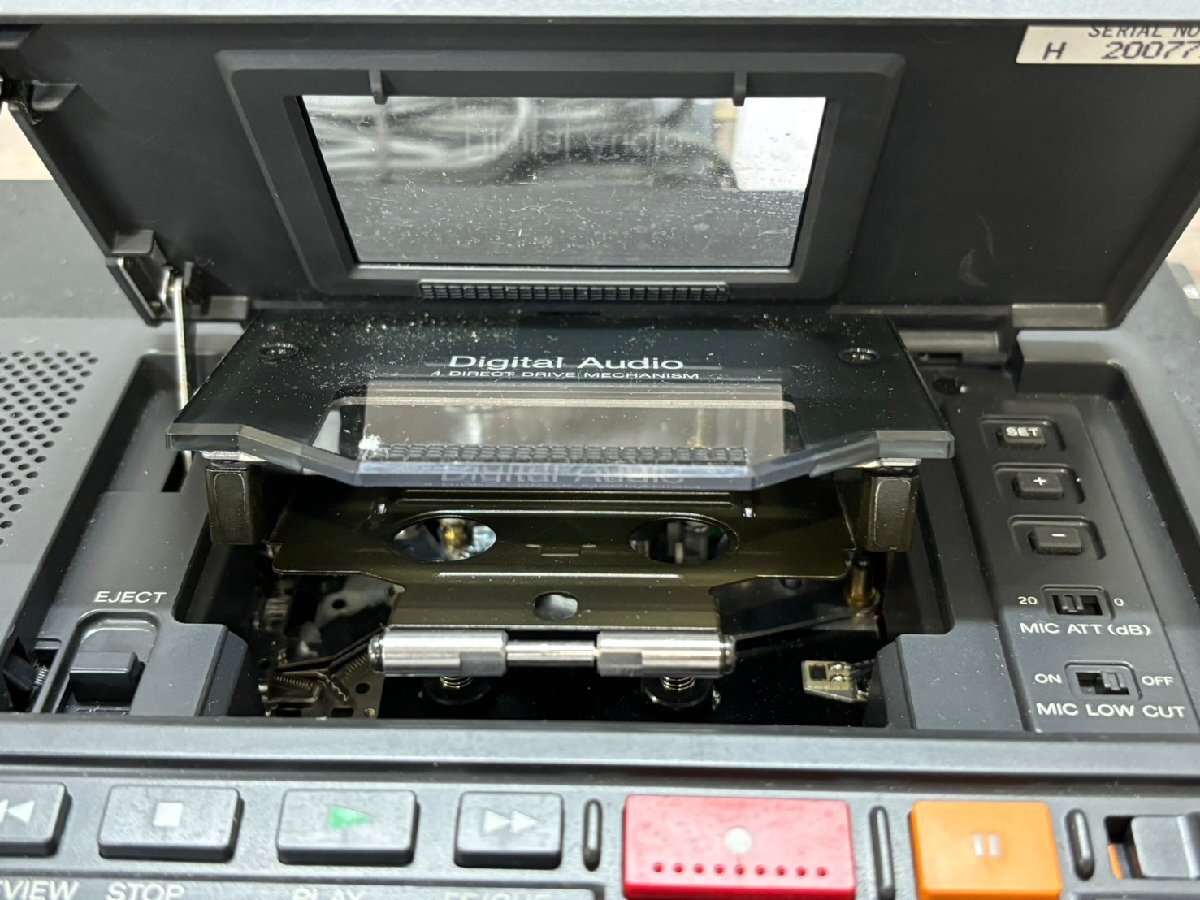 △763 ジャンク品 オーディオ機器 ポータブルDATレコーダー SONY TDC-D10 PROⅱ ソニーの画像5