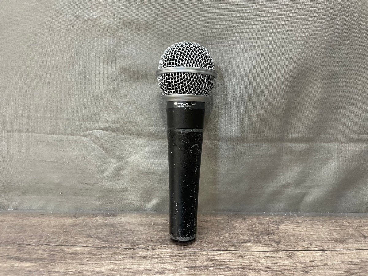 △852　中古品　PA機器　ダイナミックマイク　SHURE　SM58　シュア　ソフトケース付き_画像4