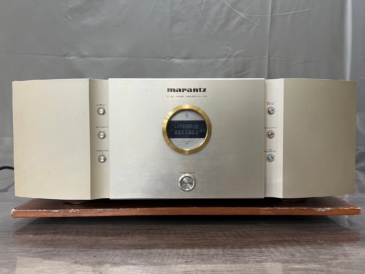 △901　中古品　オーディオ機器　パワーアンプ　marantz SM-11S1　マランツ_画像2