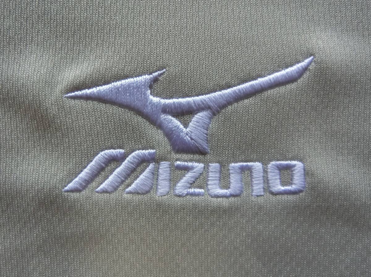 【新品】ミズノ 32JA615004 M ナビドライ 半袖Tシャツ Uネック ベイパーシルバー×ホワイト Mizuno ①_画像6