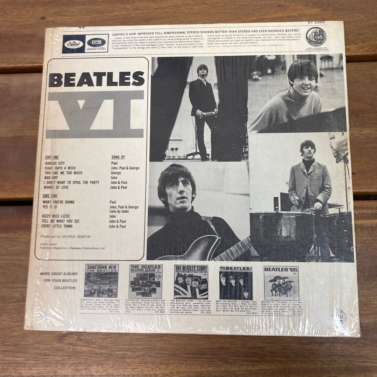 the Beatles  Битлз   BEATLES Ⅵ LP пластинка USA ST-2358