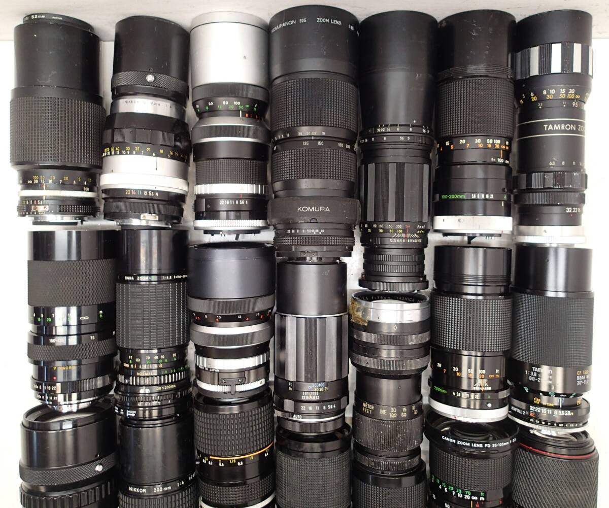 M247D 大量３７個 MF レンズ Nikon NIKKOR Q PC Micro CANON SSC FD Vivitar SOLIGOR Topman Miranda Olympus E ZUIKO YASHINON等 ジャンクの画像7