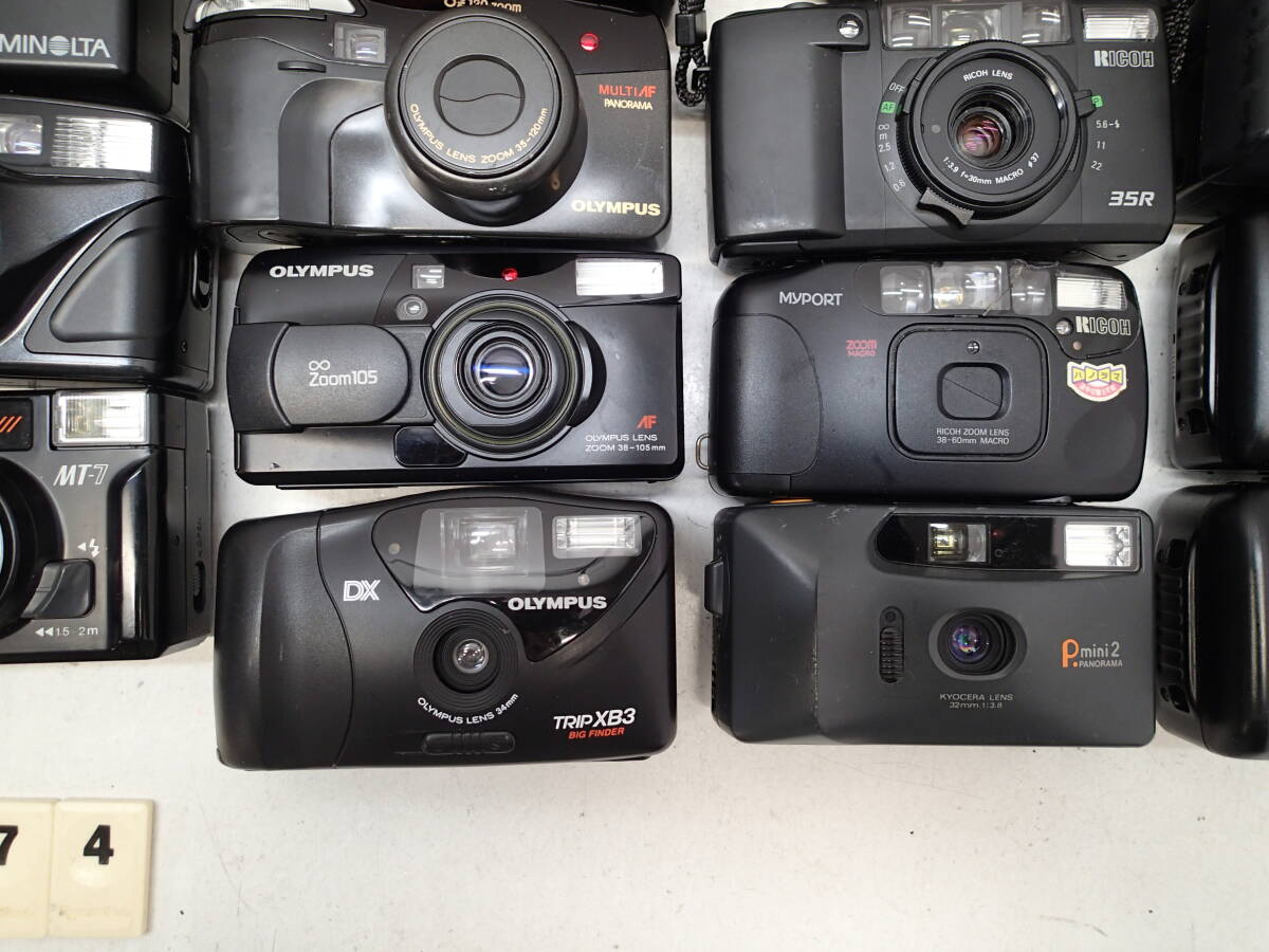 M274D 大量 ５０個 ポケット カメラ OLYMPUS AFL-S TRIP Canon Autoboy MIRAX MAMIYA RICOH FF-3D FUJI CARDIA Travel Mini 等 ジャンク_画像8