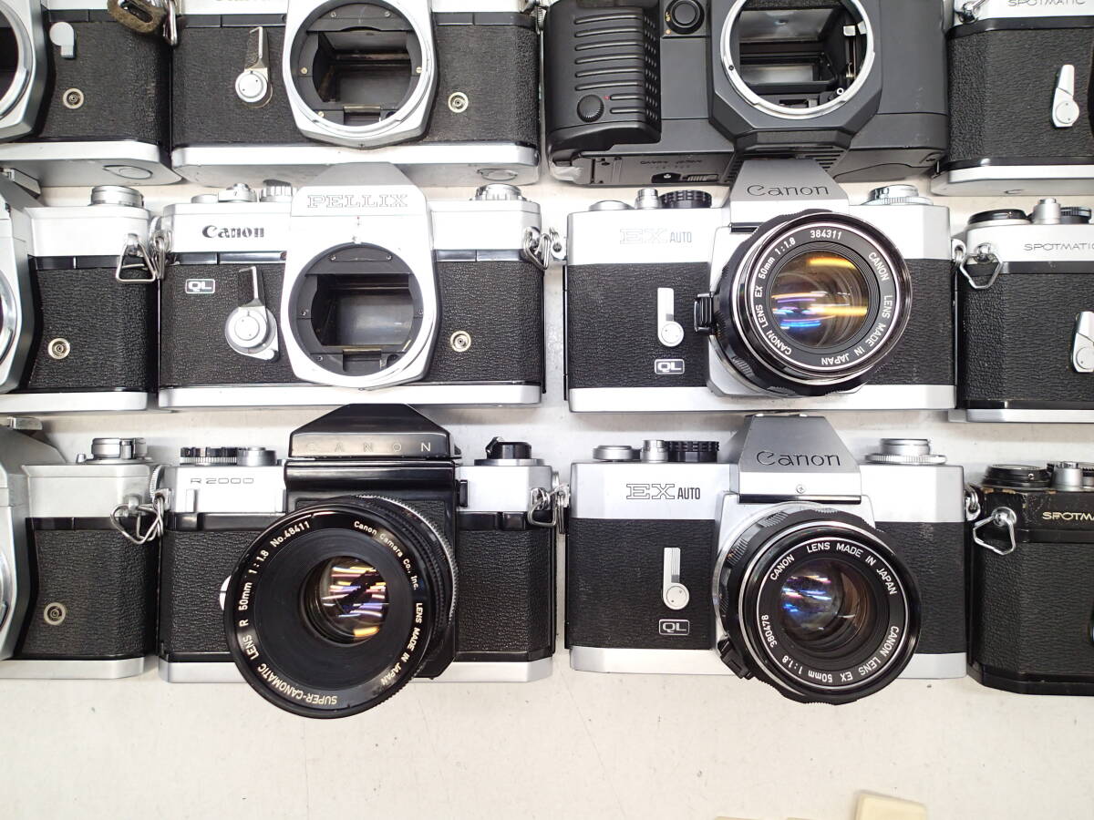 M276D MF 一眼 フィルムカメラ 大量 ２７個 CANON FT FTb EF PELLIX AL-1 R2000 T70 T50 ペンタックス LX ME KX PETRI V VⅥ 等 ジャンクの画像6