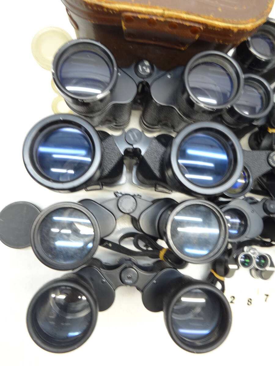 M287C 大量 １６個 双眼鏡 望遠鏡 スコープ Nikon Super ZENITHI Manon Birdieclub FALCON RANGER REVUE MINOLTA SUPER STAR 等 ジャンク_画像6