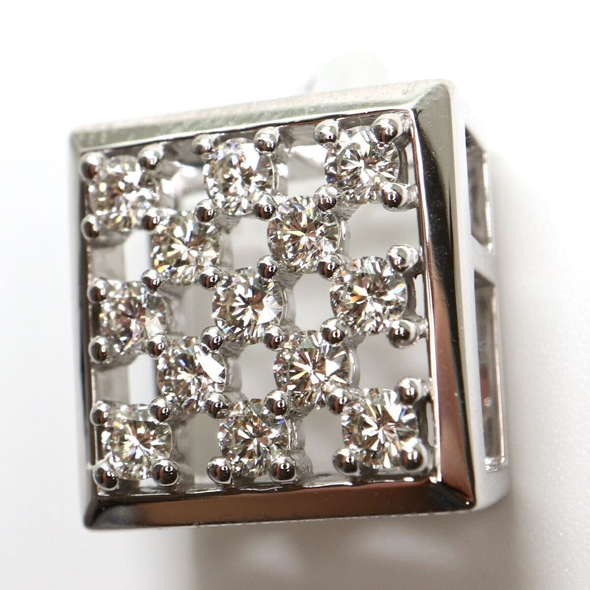 POLA Jewelry(ポーラジュエリー)《K18WG天然ダイヤモンドペンダントトップ》A 2.9g 0.42ct diamond pendant jewelry ジュエリー ED0/ED5の画像2