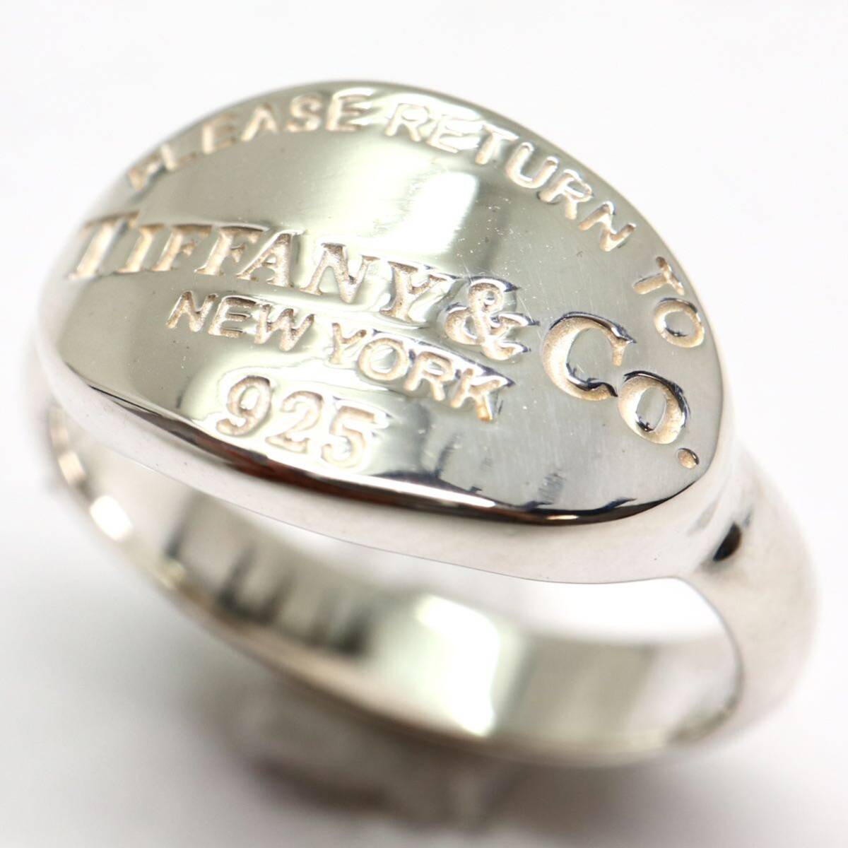 TIFFANY&Co.(ティファニー）《リターントゥ リング》A 約3.9g 約9号 ジュエリー ring 指輪 jewelry DB0/DB0の画像3