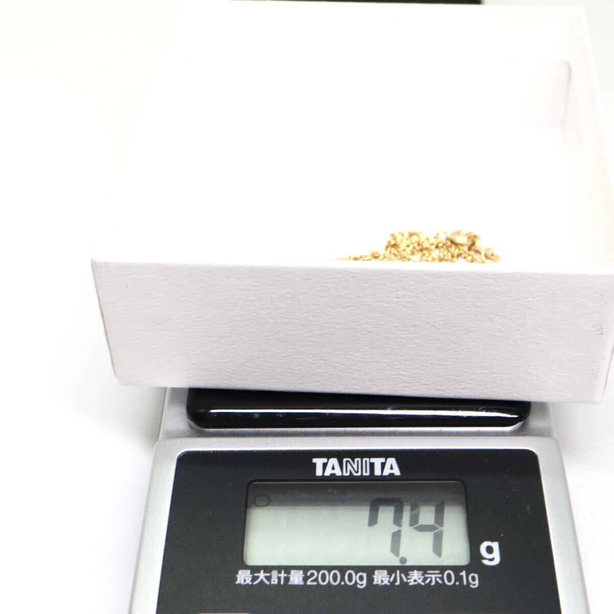 TIFFANY&Co.(ティファニー)《K18(750) オープンハート 天然ダイヤモンド ネックレス》A 7.4g 約45.5cm ペレッティ jewelry EF5/EF5の画像8