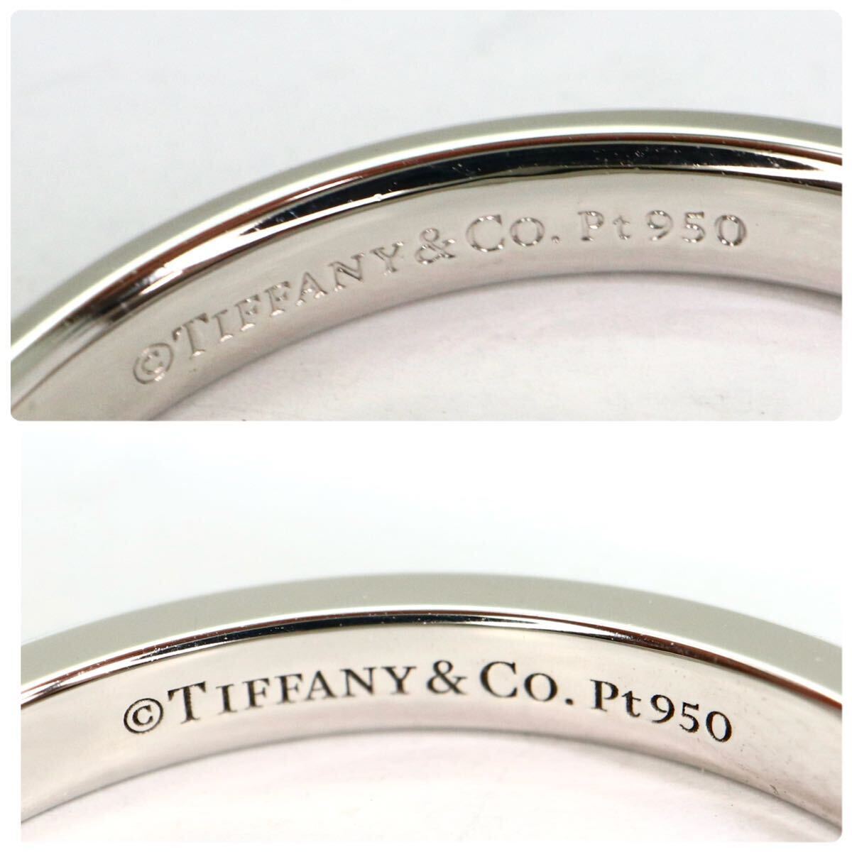 TIFFANY&Co.(ティファニー）箱付き!!《Pt950 フォーエバークラシック/クラシックバンドリング》A 約8.4g 8/17号 ring 指輪 jewelry EC8/ED3の画像8